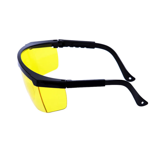 Safety glasses with UV lamp: UV400 protective glasses with night vision, infrared protection, anti-splash, scratch-resistant
