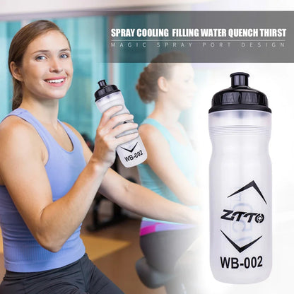 Botella de agua para bicicleta MTB, hervidor portátil, accesorio para bebidas, ciclismo, senderismo, montaña, botella de agua PP para deportes al aire libre