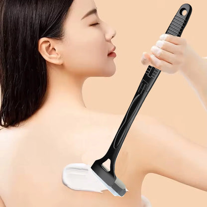 Aplicador de Loción y Protector Solar para Espalda – Mango Largo Plegable con 2 Cabezales