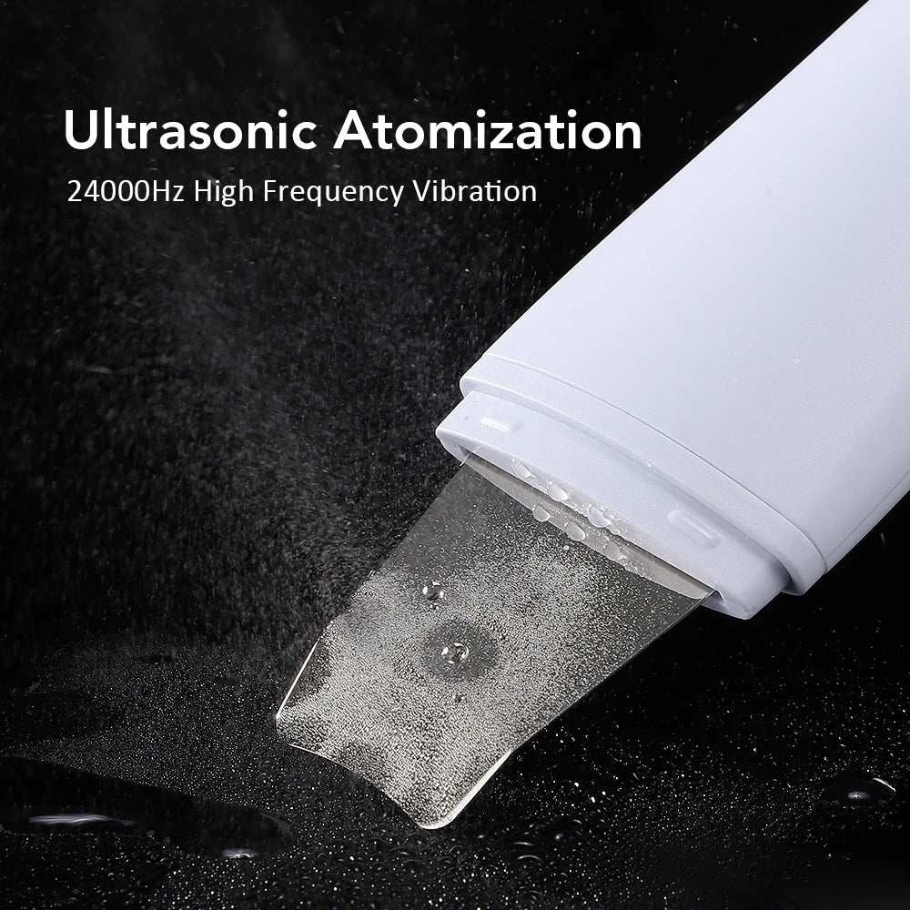 Depurador ultrasónico de la piel, espátula para la piel, limpieza Facial profunda de iones, 4 modos de levantamiento Facial, limpiador ultrasónico, dispositivo de cuidado de la piel
