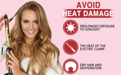 Spray Protector Térmico para Cabello – Suero UV Hidratante para Cabello Dañado