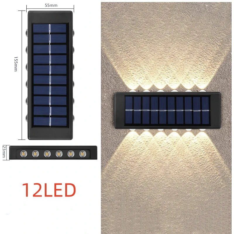 Outdoor Solar LED Light, Solar Lighting Sensor Lamp, Street Lights, Outdoor Garden Decoration, Garland, Waterproof Solar Collector