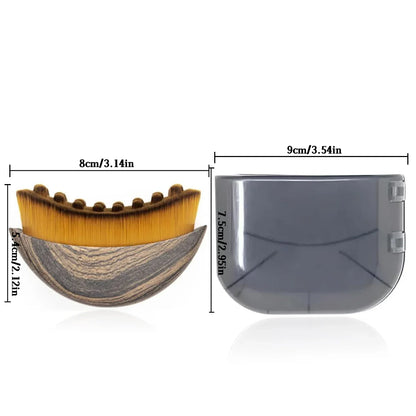 New Facial Massage Brush for Lymphatic Contour Care with Storage Box for Facial Stimulation and Contouring