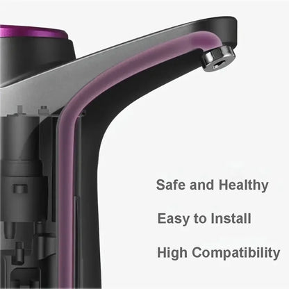 5 Gallon USB Charging Portable Water Dispenser: Automatic Electric Pump Suitable for Home, Office, and Outdoor Use