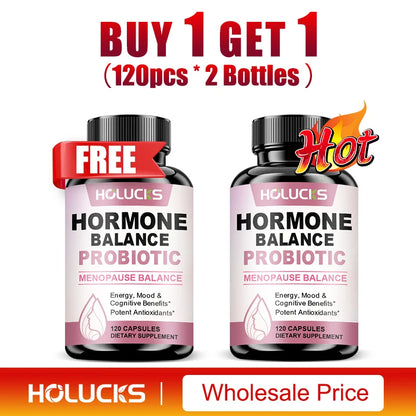 Probiotic for Hormonal Balance, Supports Menopausal Balance, Relieves Fatigue, Mood Swings, Improves Digestion and Metabolism