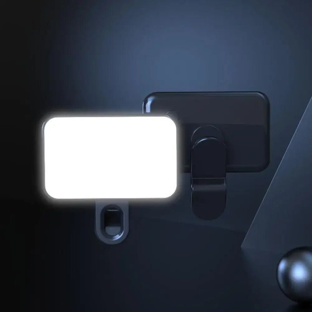 Mini Portable Selfie Fill Light, Rechargeable, 3 Adjustable Brightness Modes, Mobile Phone Clip, Makeup, Computer Fill Light