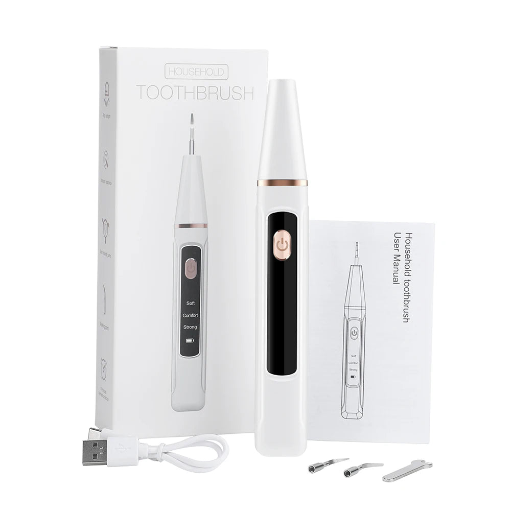 Ultrasonic Dental Scaler, Electric Sonic Tooth Plaque Cleaner, Dental Stone Removal for Teeth, Tartar, Stain, Calculus Remover