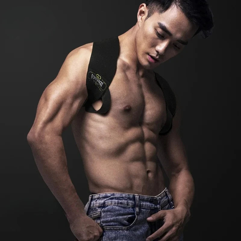 Bench press and shoulder training belt, straight back and chest correction belt, shoulder opening assist belt, posture corrector
