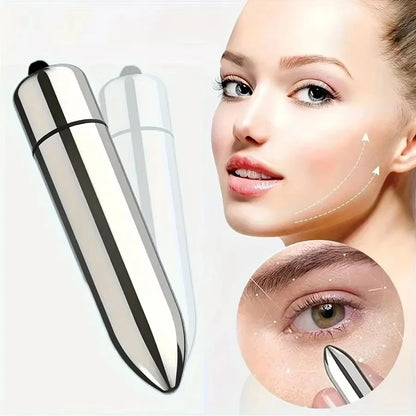 Mini Vibrating Massager, Facial and Eye Massage Treatment, Promotes Lotion Absorption, Portable for Home and Travel, Beauty Tool, 1 pc.