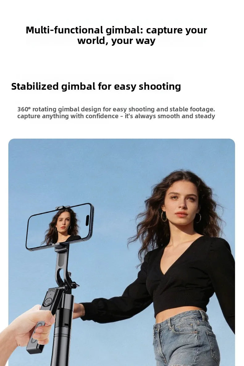 Gimbal para Teléfono con IA | Trípode Bluetooth