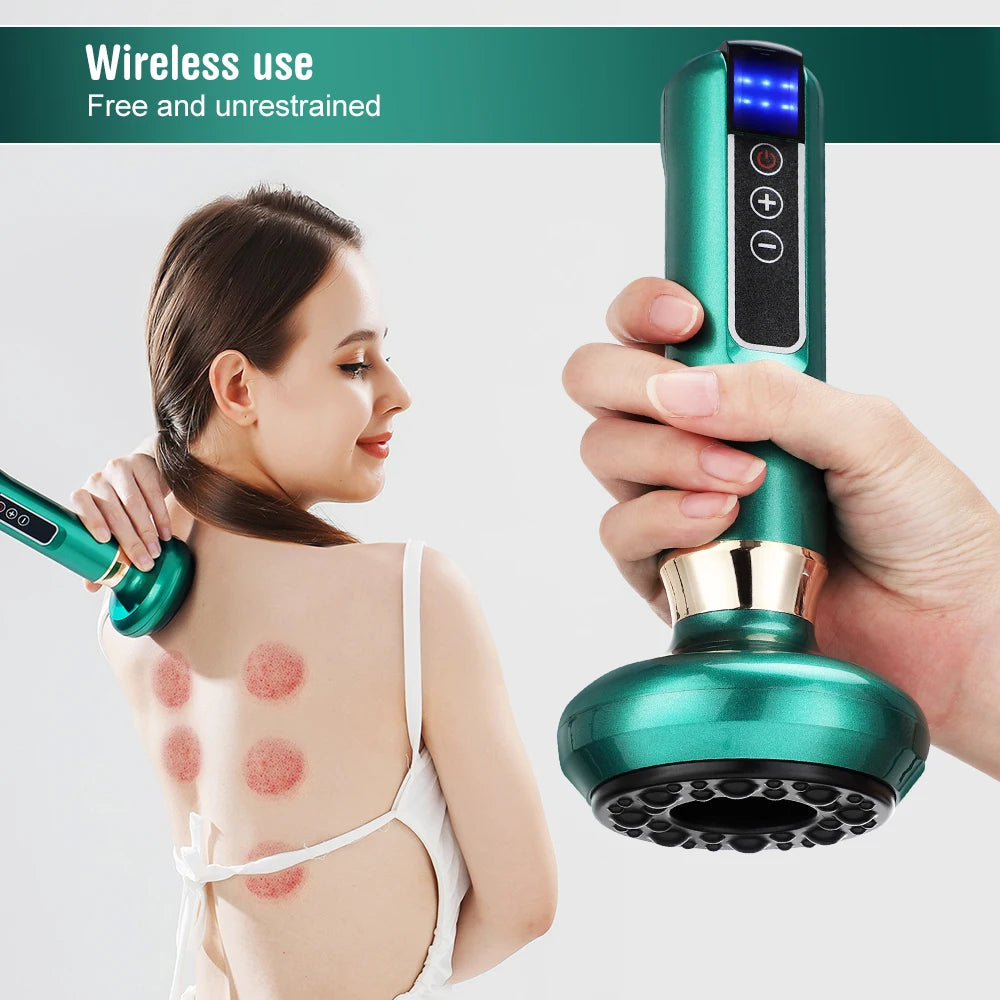 Smart Suction Medical Cupping Set, Beauty Massager, Glass Jars, Anti-Cellulite Cupping, Vacuum Slimming Guasha Massage