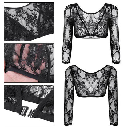 Women's 3XL Arm Shaper, Seamless Mesh Side Shapewear, Slimming Crop Top, Tops Blouses, White Black Skin