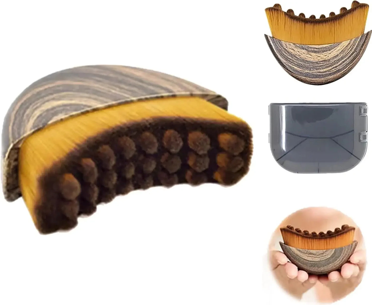 New Facial Massage Brush for Lymphatic Contour Care with Storage Box for Facial Stimulation and Contouring