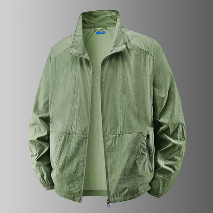 Chaqueta UV UPF50+ para Hombre Tallas Grandes – Cortavientos Ligero de Verano M-8XL