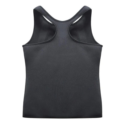 Men's Abdomen Reducer, Body Shaper, Sweat Promoter, Sauna Vest, Waist Trainer for Fitness, Tummy Slimming Shapewear, Fat Burner Tank Top