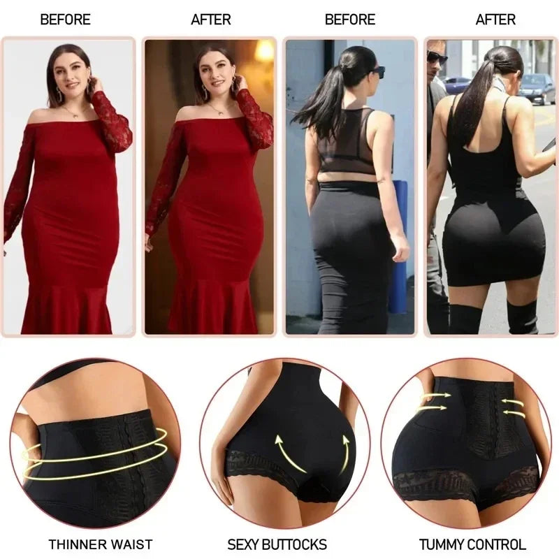 Bragas Moldeadoras de Cintura Alta – Control de Vientre y Levantador de Glúteos