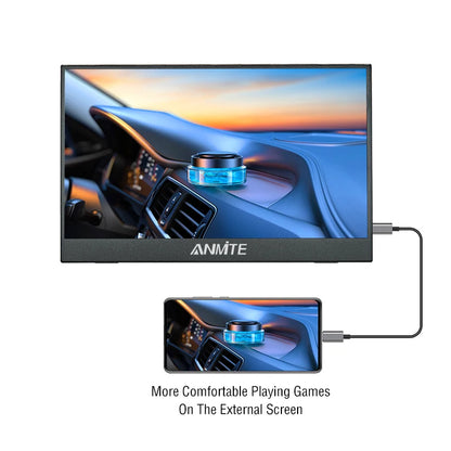 14-inch Portable Touch Monitor Optional Non-Touch 16:10 400cd/m2 Gaming Computer Expand Screen for XBox PS4/5 Switch Laptop