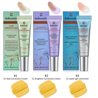 Crema CC Coreana con Centella Asiática – Base Líquida que Cambia de Color 15ml
