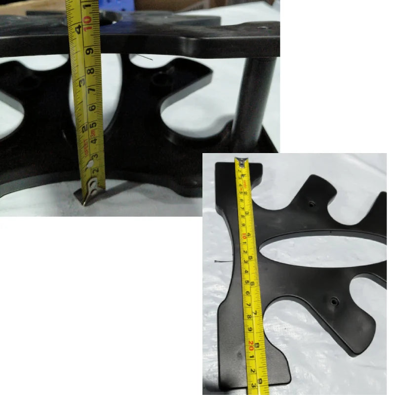 Soporte de Almacenamiento para Mancuernas de 3 Niveles, Soporte Multicapa para Mancuernas, Soporte para Pesas para el Hogar, Oficina o Gimnasio