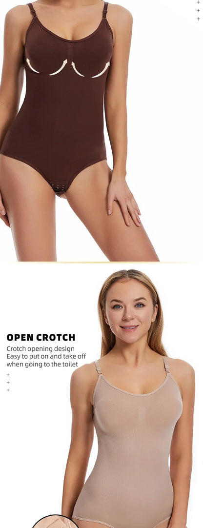 Body Moldeador Sexy Mujer – Sin Costuras, Levanta Glúteos, Cuerpo Completo con Entrepierna Abierta