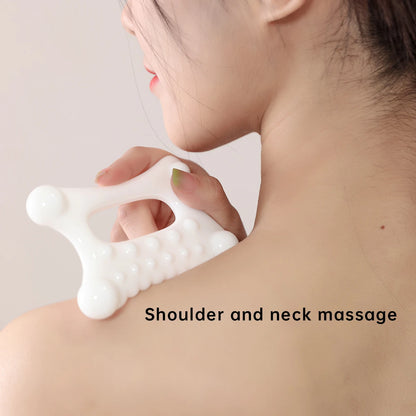 Tabla de masaje Gua Sha para mantenimiento Facial, placa de raspado de cuerpo completo portátil sin estática resinosa para mujeres y adultos, novedad de 2024