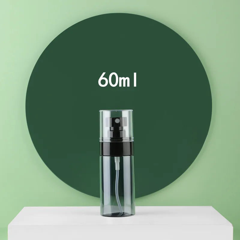 Botella pulverizadora esterilizada con Alcohol, dispensador de tóner para cosméticos, botella vacía con pulverizador en movimiento, portátil, para viaje, 30/60/80/100/120ml