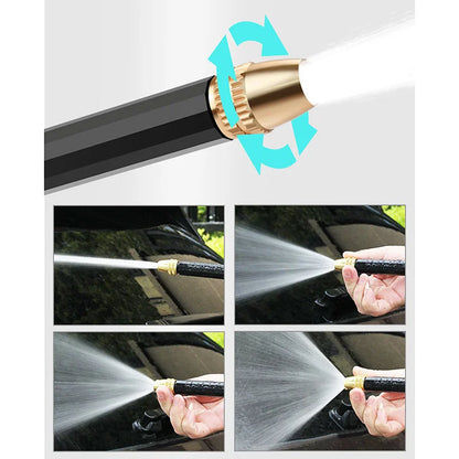 High-pressure water gun for car washing, garden hose nozzle, sprinkler, foam pot, quick connector for water tap, 1/3/5 pieces.