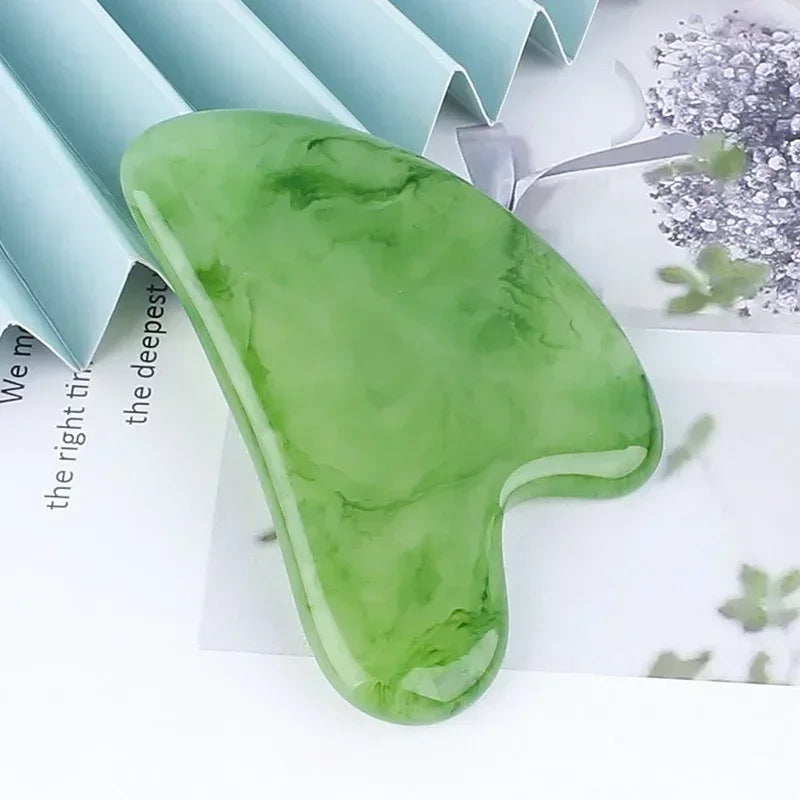 Tablero Gua Sha de Cera de Abejas – Masaje Facial y Acupuntura