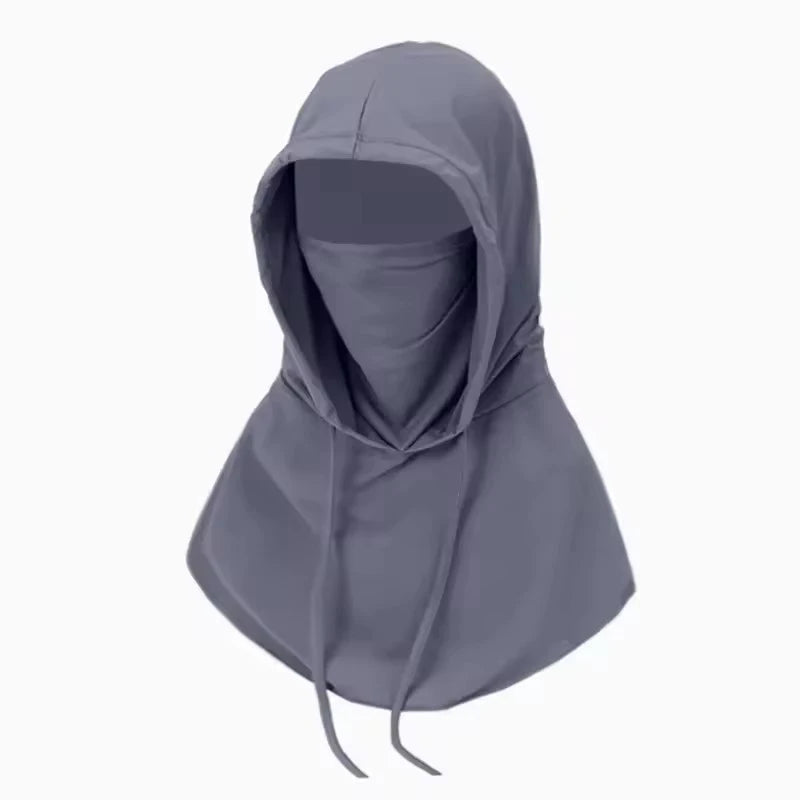 Sombrero con Protección Solar UV – Máscara Facial para Senderismo y Camping