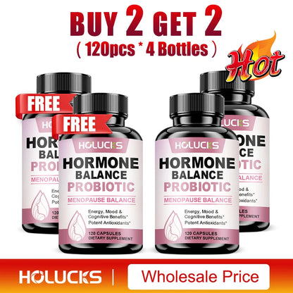 Probiotic for Hormonal Balance, Supports Menopausal Balance, Relieves Fatigue, Mood Swings, Improves Digestion and Metabolism