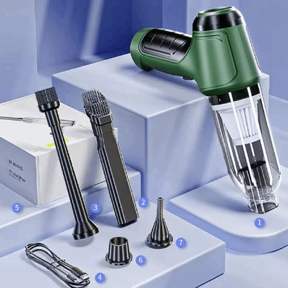 Aspiradora de coche, Mini máquina de limpieza de succión fuerte, soplador portátil inalámbrico, plumero de aire para electrodomésticos