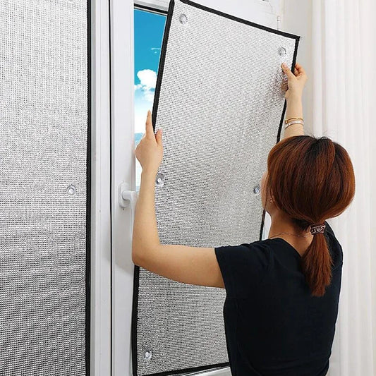 Window Sunshade Film, Household Sunshade Protective Pad, Aluminum Foil Insulating Film, Anti-UV Sun Protection Film for Sunroom