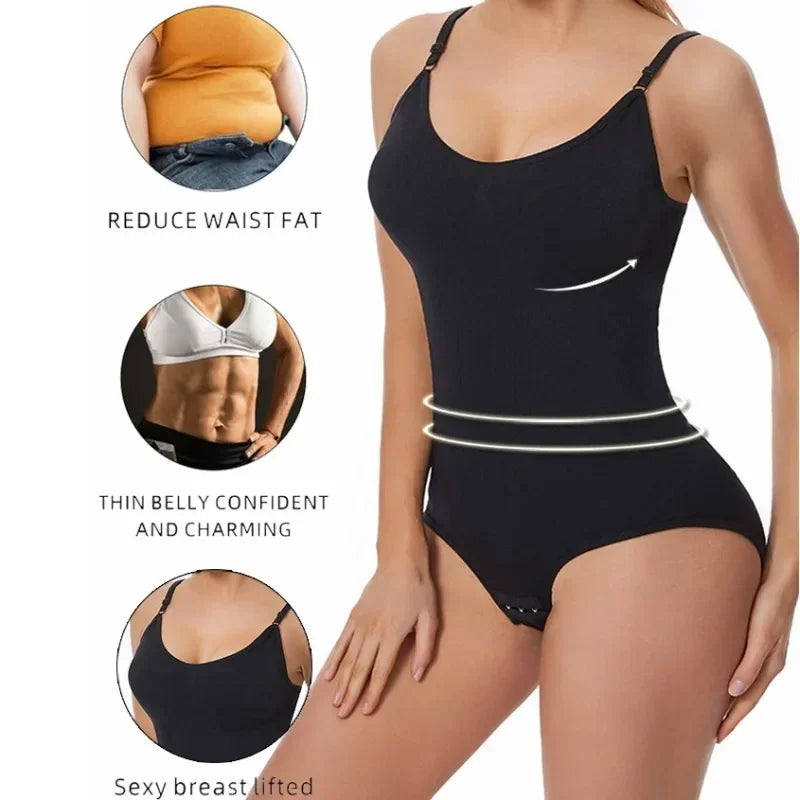 Body Moldeador Sexy Mujer – Sin Costuras, Levanta Glúteos, Cuerpo Completo con Entrepierna Abierta
