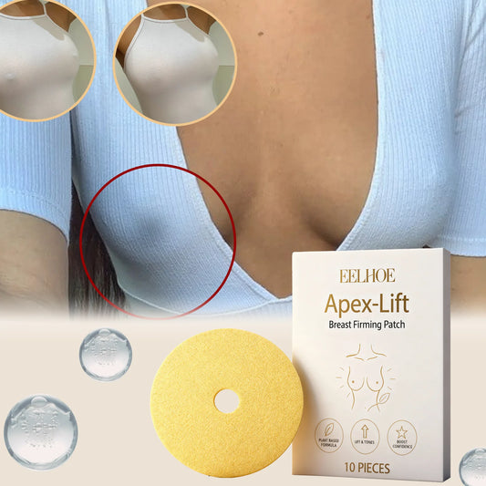 Parche para levantamiento de senos, 10 Uds., reafirmante y moldeador, cuidado de la piel, colágeno hidrolizado, infusión, ropa Invisible y cómoda para mujeres