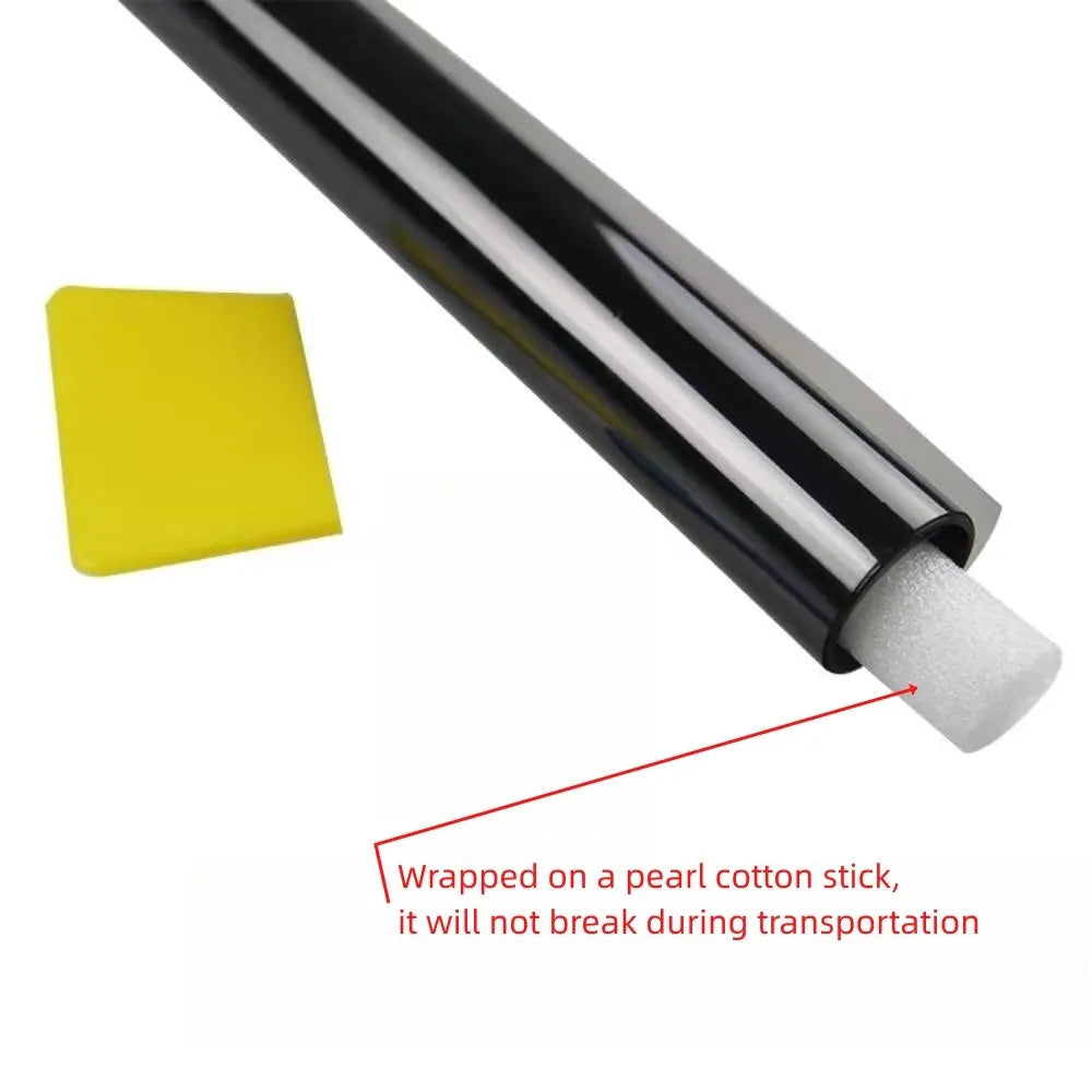 Lámina Tintada Negra para Ventana de Coche y Hogar 50x300cm – Protector Solar UV