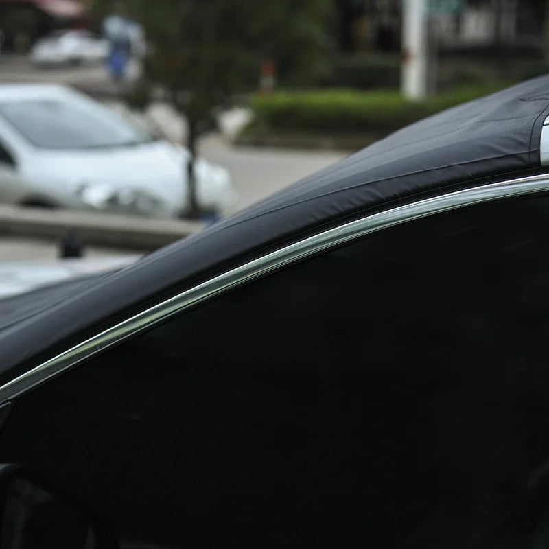 Magnetic absorption storage bag for car, waterproof sunshade, sun protector, Universal fit, front row, all models