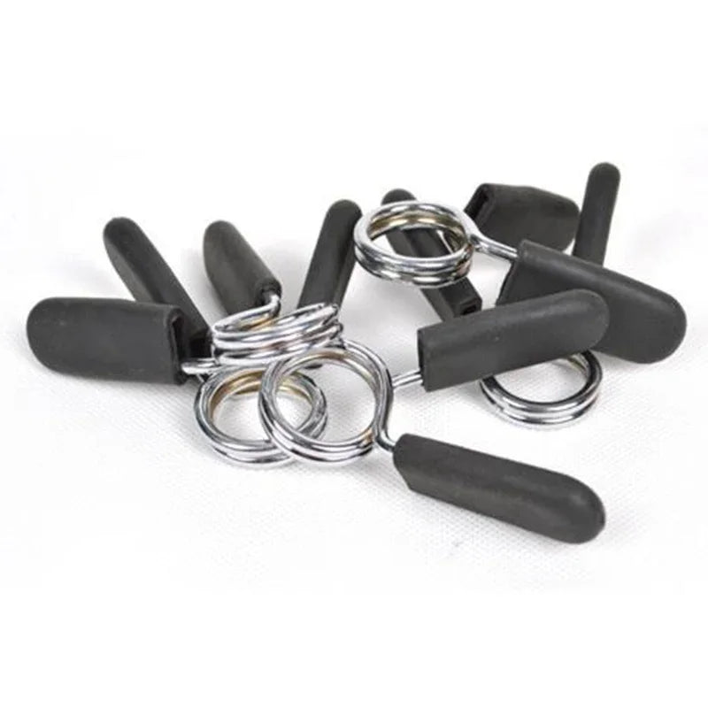 1 pieza 24/25/28/30mm abrazadera de barra Clips de cuello de resorte peso de gimnasio bloqueo de mancuernas Kit de elevación estándar bloqueo de barra