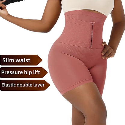 Women's Shapewear Tummy Control Body Shaper Fajas Hook Shorts Butt Lifter High Waist Underwear Slimming Panties