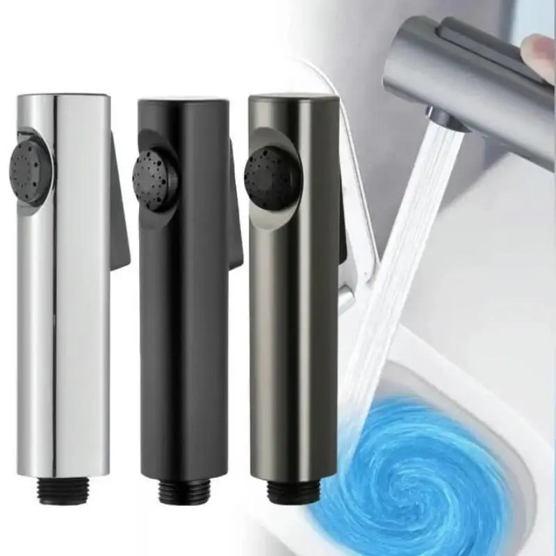 Rociador de bidé para inodoro de presurización, cabezal de ducha Universal de 4 pulgadas, accesorios de baño de mano para limpieza de WC, pulverizador de manguera de agua