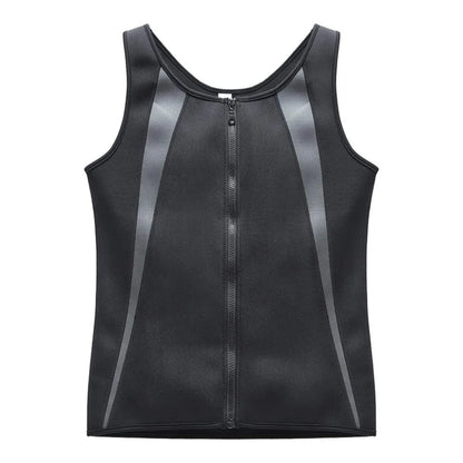 Men's Abdomen Reducer, Body Shaper, Sweat Promoter, Sauna Vest, Waist Trainer for Fitness, Tummy Slimming Shapewear, Fat Burner Tank Top