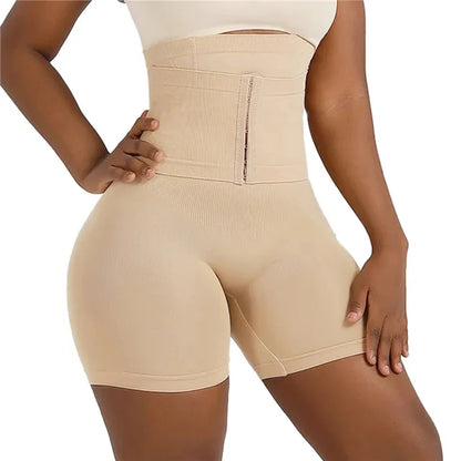 Women's Shapewear Tummy Control Body Shaper Fajas Hook Shorts Butt Lifter High Waist Underwear Slimming Panties