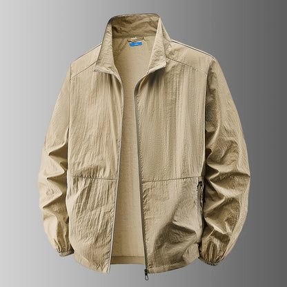 Chaqueta UV UPF50+ para Hombre Tallas Grandes – Cortavientos Ligero de Verano M-8XL