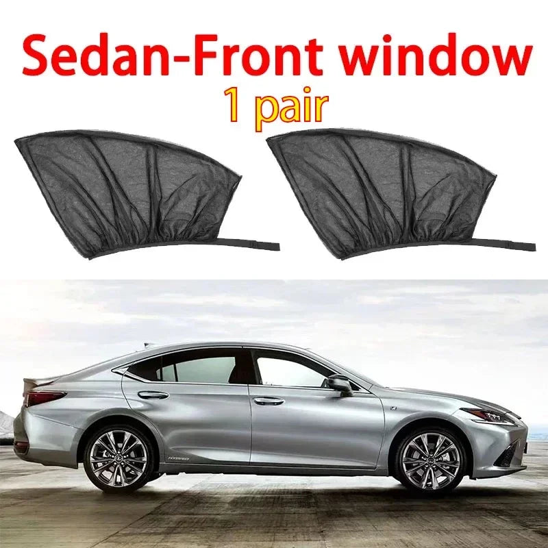 Parasol para Ventana de Auto | Mosquitera UV Premium | Set de 2 o 4 Uds. para Sedán y SUV
