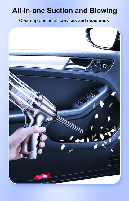 Aspiradora de coche, Mini máquina de limpieza de succión fuerte, soplador portátil inalámbrico, plumero de aire para electrodomésticos