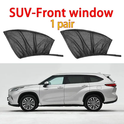 Parasol para Ventana de Auto | Mosquitera UV Premium | Set de 2 o 4 Uds. para Sedán y SUV