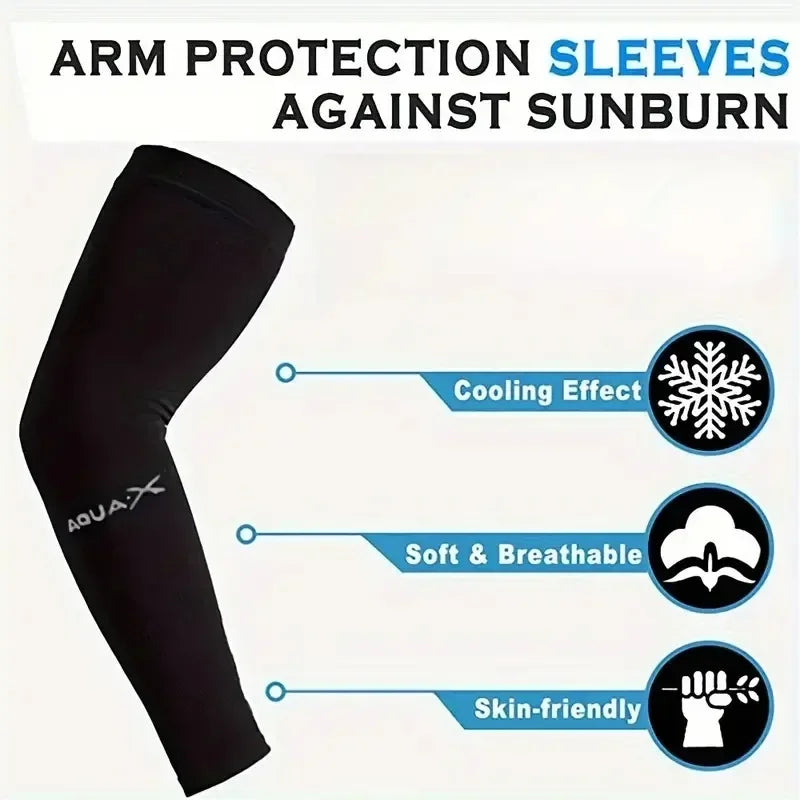 Mangas de Protección Solar UV para Brazos – Pack 3 Pares Transpirables