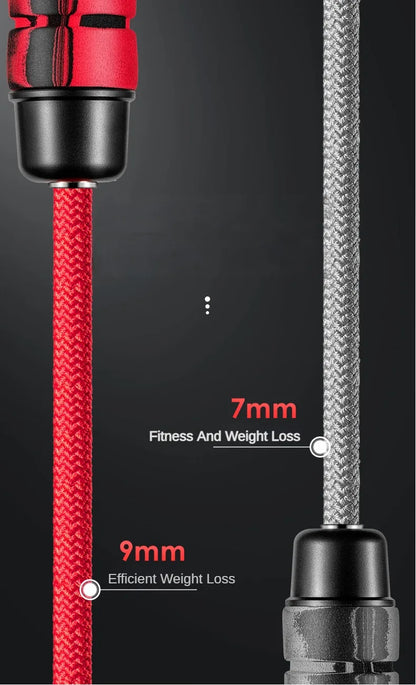 Cuerda para saltar, Crossfit, boxeo, cuerda para saltar pesada, asas de agarre de espuma para entrenamiento físico, entrenamiento de fuerza de resistencia