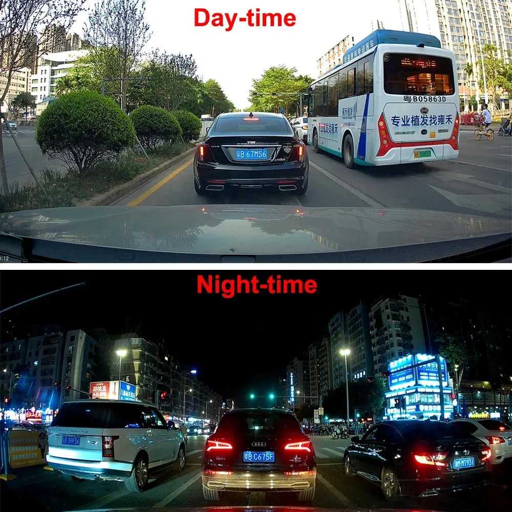 Cámara DVR para Coche WiFi | 4K 2160P / 2K 1600P | Monitor de Estacionamiento 24H | Control por App