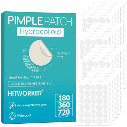 Parches de Hidrogel para Acné – Cobertura Invisible Unisex 180/360/720 uds