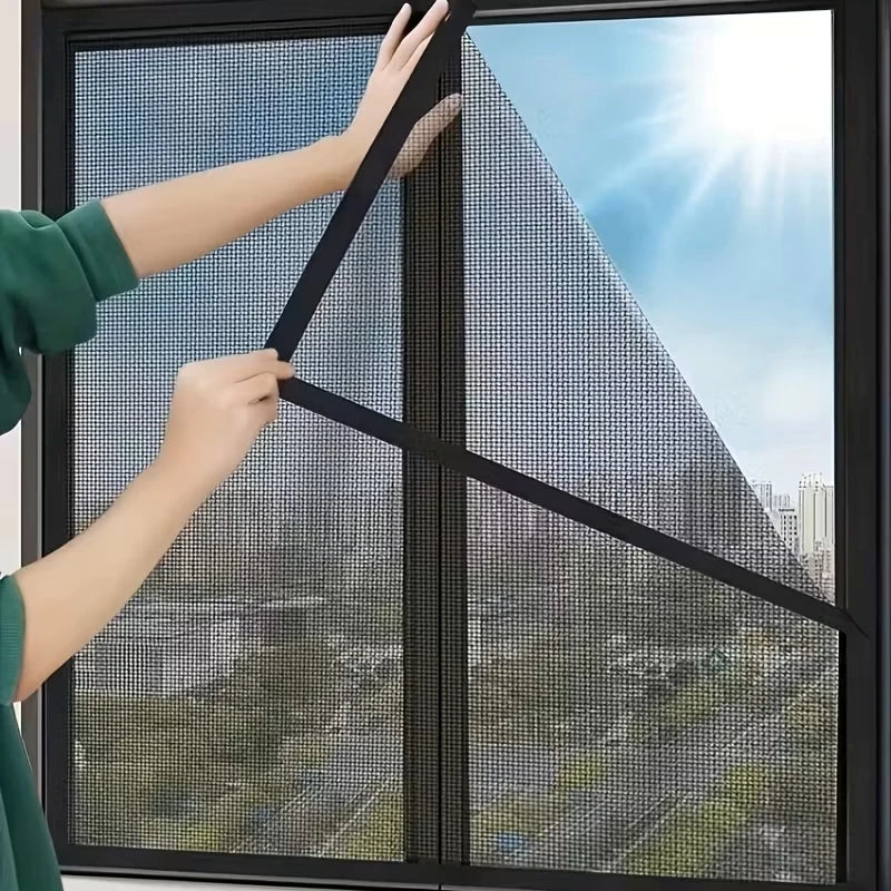 Mosquitera Autoadhesiva para Ventana y Puerta | Malla Antimosquitos de Verano | Varios Tamaños